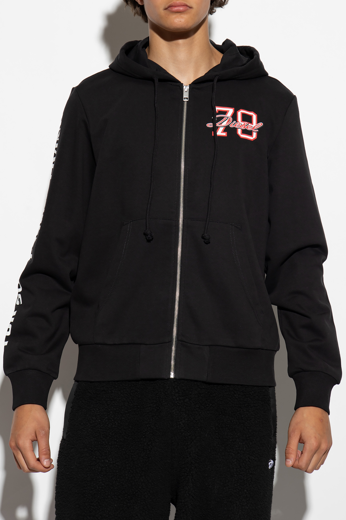 Diesel zip clearance hoodie